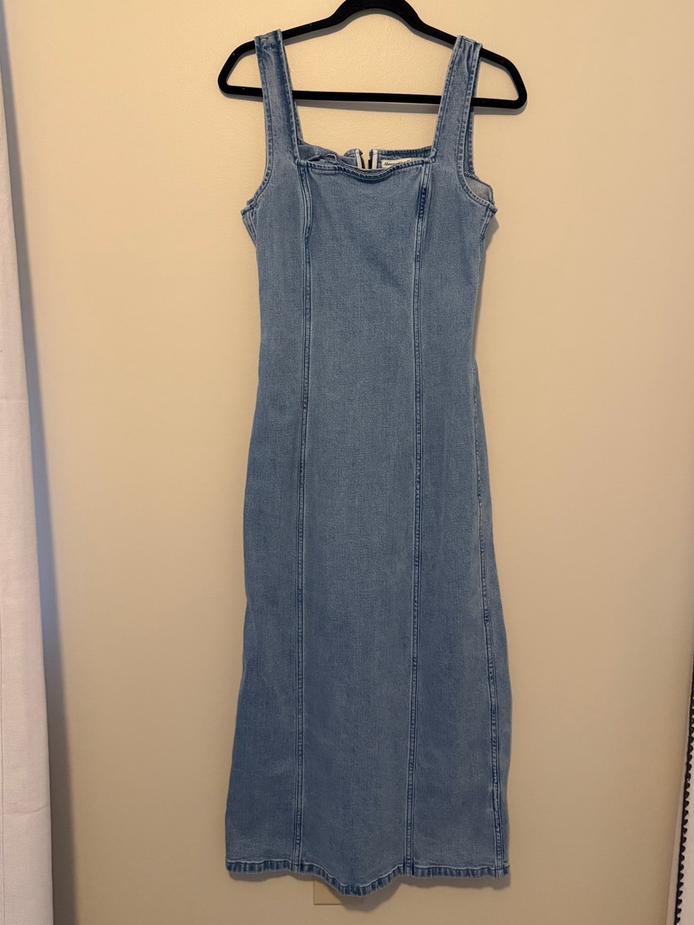 Abercrombie & Fitch Midi Denim Dress Medium Tall
